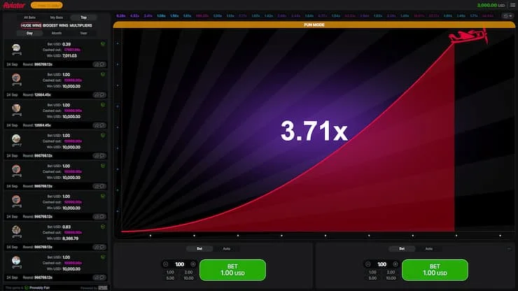 Aviator juego crash tiger 777 México